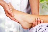 Stretching And Massaging The Feet